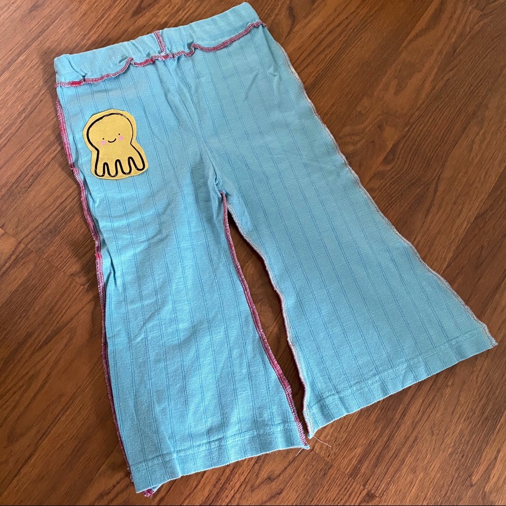 Octopus pants size 3T handmade OOAK - Picture 3 of 5